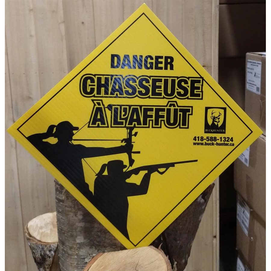 AFFICHE CHASSEUSE L AFF T 12X12