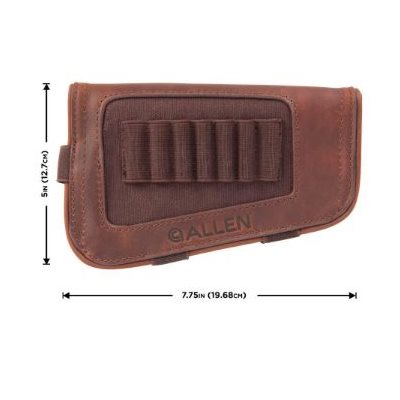 NEW CASTLE BUTTSTOCK CARTRIDGE CARRIER FULL GRAIN LEATHER BR