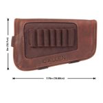 NEW CASTLE BUTTSTOCK CARTRIDGE CARRIER FULL GRAIN LEATHER BR