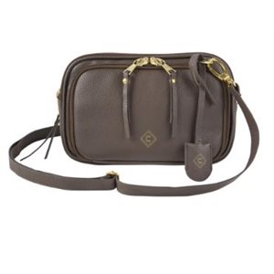 GWG TOMBOY CLUTCH SMALL CONCEALED CARRY PURSE, ESPRESSO