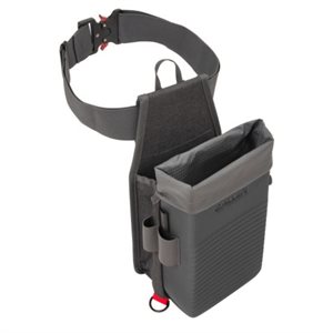 COMPETITOR DOUBLE COMPARTMENT SHELL BAG GREY MOLDED