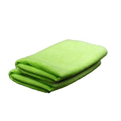 SERVIETTES MICROFIBRE VERTES, PAQ DE 2