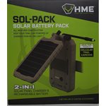 HME SOLAR POWER PANEL - 1,000 MAH  /  10FT INSULATED METAL CAB