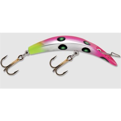 "Kwikfish K9X (Non-Rattle) 2-3 / 4"" Flo Pink / Chart UV"