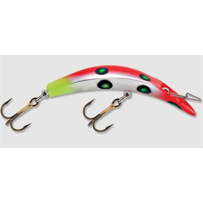 "Kwikfish K9X (Non-Rattle) 2-3 / 4"" Flo. Red / Chartreuse UV"