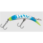 "Kwikfish K16 (Rattle) 5-9 / 16"" Metallic Blue Double Trouble