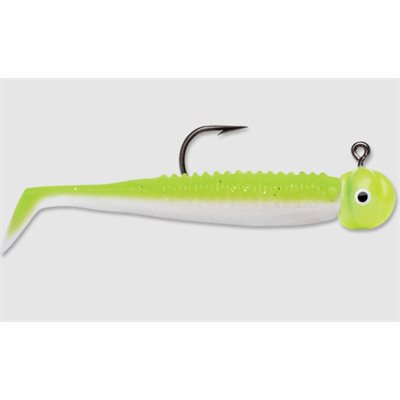 Boot Tail Jig 1 / 16 Chartreuse Pearl