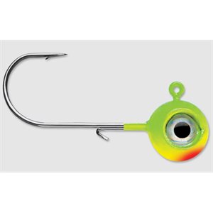 Neon Moon Eye Jig 3 / 8 Chartreuse Lime Green