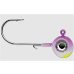 Neon Moon Eye Jig 3 / 8 Purple Albino