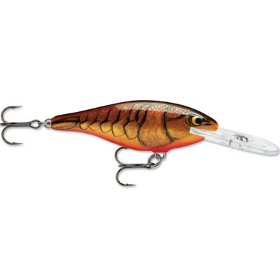 Shad Rap 05 Dark Brown Crawdad