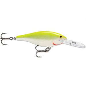 Shad Rap 07 Silver Fluorescent Chartreuse