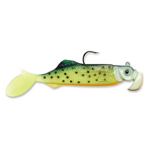 WildEye Vibrotail Jig 03 Glow Fire Minnow