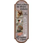 Tin Thermometer - God's Creatures