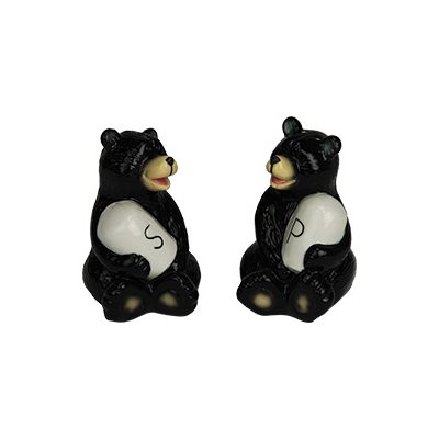 Salt and Pepper Shakers - Bear Holding