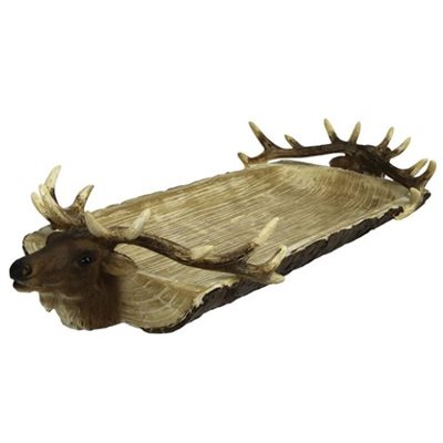 Serving Tray - 22 inch Elk Head