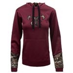 Ladies Hoodie - Burgundy / Kanati M